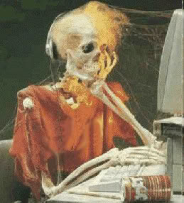 waitingskeleton